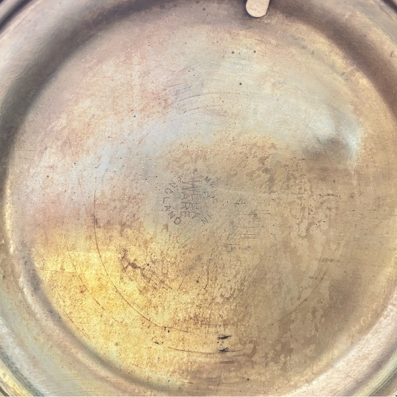 Rustic Farmhouse decor Antique English Brass Bed Warmer - Picture 10 of 14